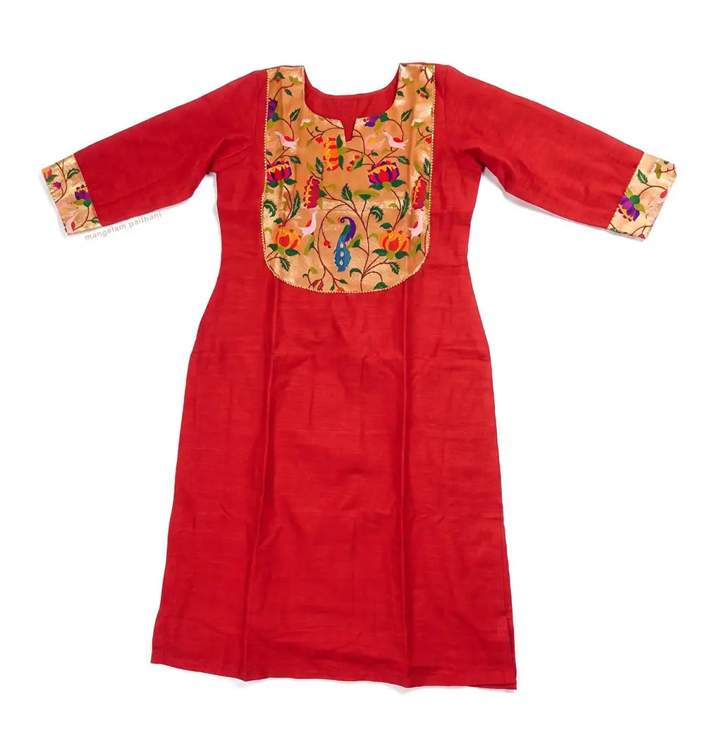 Paithani Kurti for Women