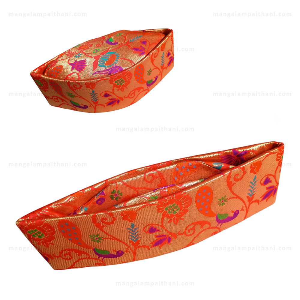 Traditional Paithani Silk Topi #01
