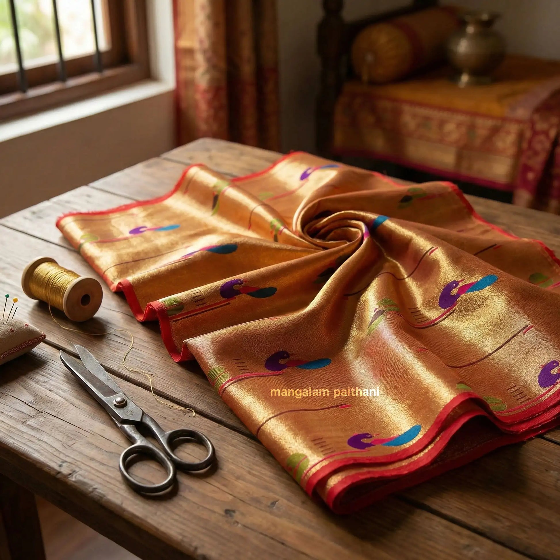 paithani blouse piece
