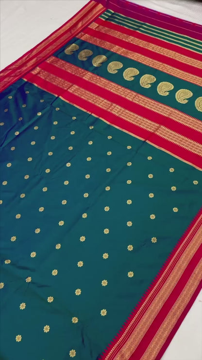 Narayan Peth Semi Silk Paithani #01
