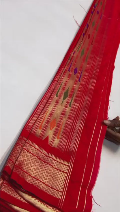 Katan Silk Yeola Pallu Paithani
