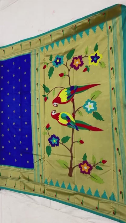 Muniya Semi Silk Paithani #01
