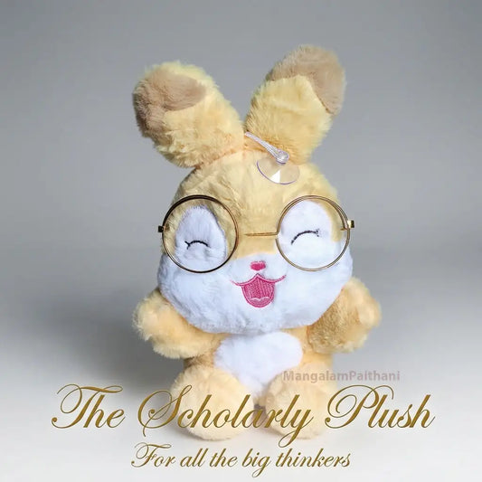 Plush toy with glasses kids toys rabbit toy