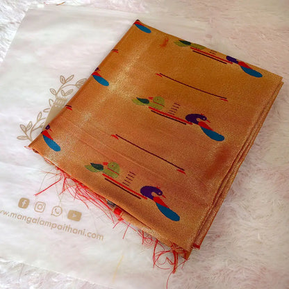 paithani silk fabric for blouse piece
