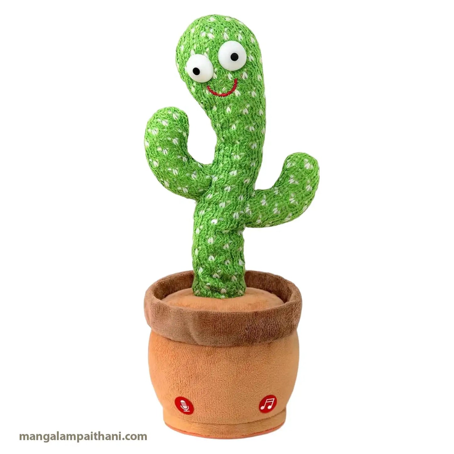 talking dancing cactus toy with pot