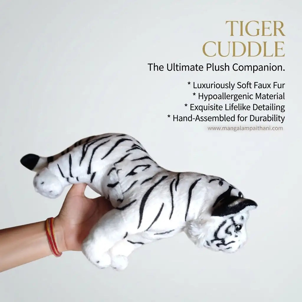 soft stuffed tiger toy for baby gift
